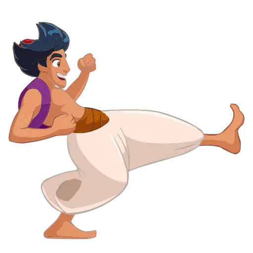 Стикер 32 Набор эмоджи по мульту «Aladdin Аладдин» из ВК в HD качестве