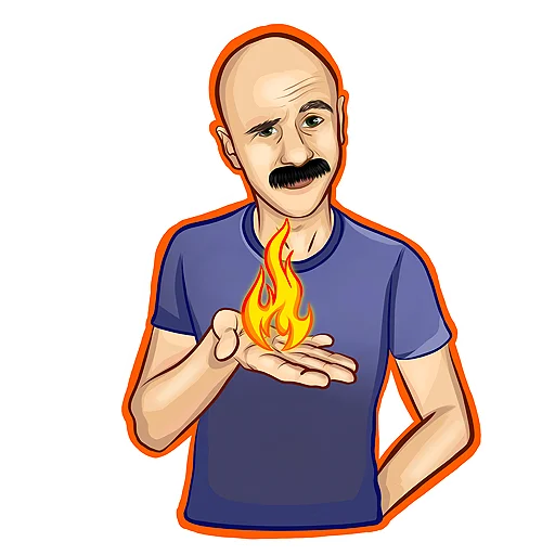 🔥 Стикер «alaivine» для Telegram