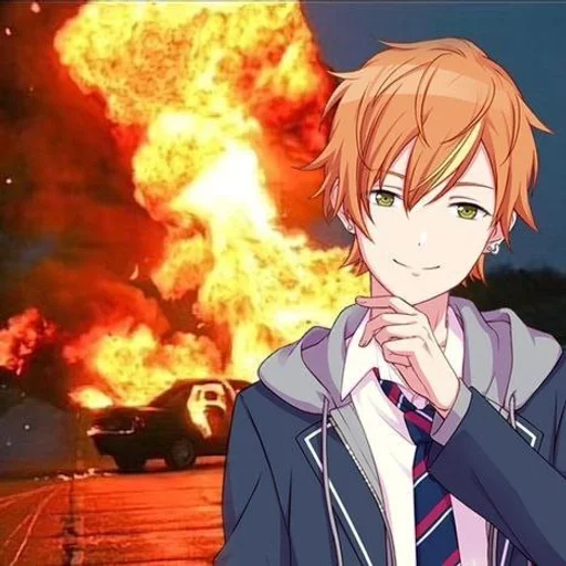 🌟 Стикер «Shinonome Akito» для Telegram