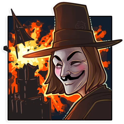💥 Стикер «Alan Moore» для Telegram