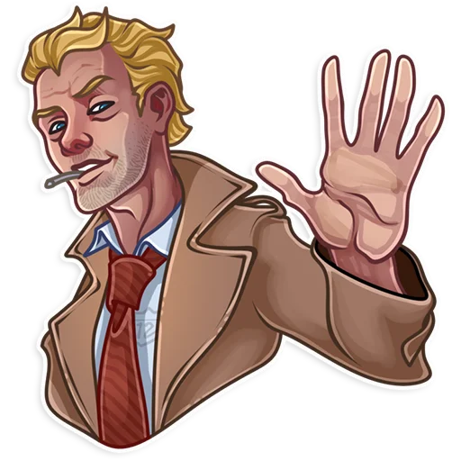 🤚 Стикер «Alan Moore» для Telegram