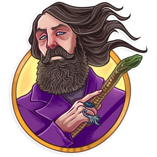 😎 Стикер «Alan Moore» для Telegram