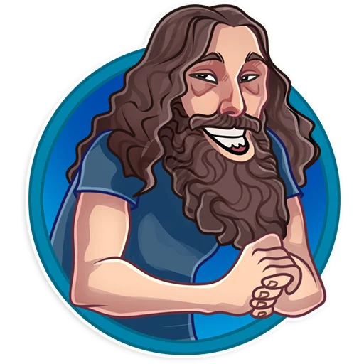 😄 Стикер «Alan Moore» для Telegram