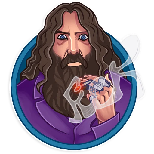 🙄 Стикер «Alan Moore» для Telegram