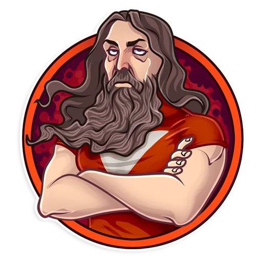 🙄 Стикер «Alan Moore» для Telegram