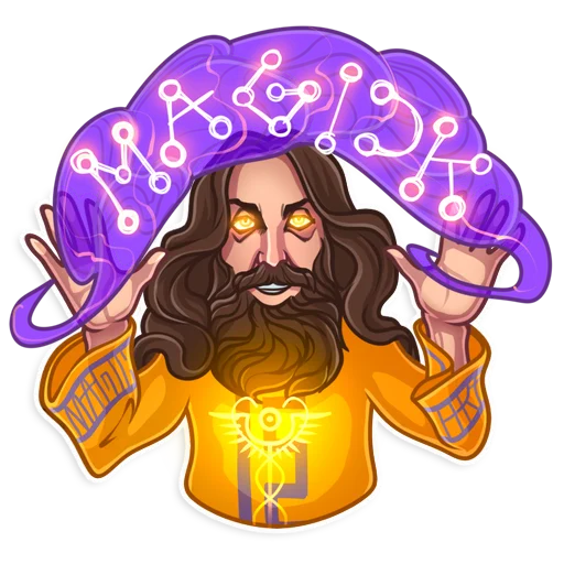 🧙 Стикер «Alan Moore» для Telegram