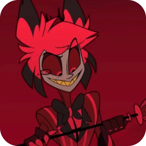 🤨 Стикер «Alastor 394 Hazbin hotel» для Telegram
