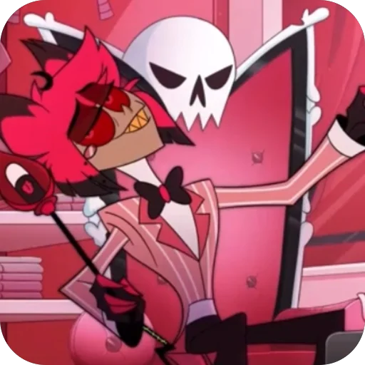 😄 Стикер «Alastor 394 Hazbin hotel» для Telegram