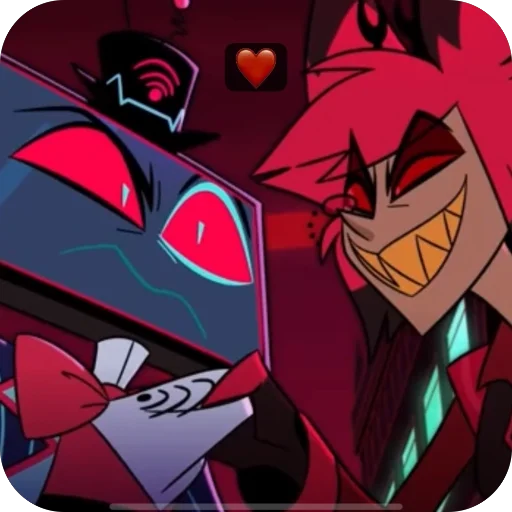Стикерпак Alastor 394 Hazbin hotel для Telegram