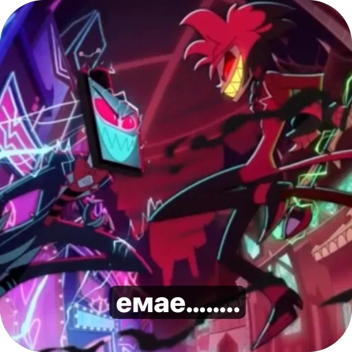 🌌 Стикер «Alastor 394 Hazbin hotel» для Telegram