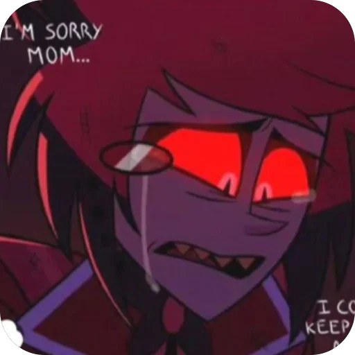 😢 Стикер «Alastor 394 Hazbin hotel» для Telegram