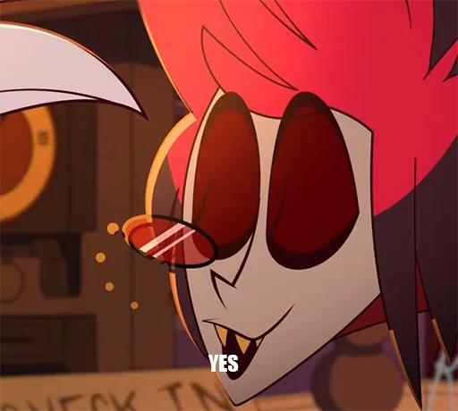 🆗 Стикер «Alastor of Hazbin» для Telegram