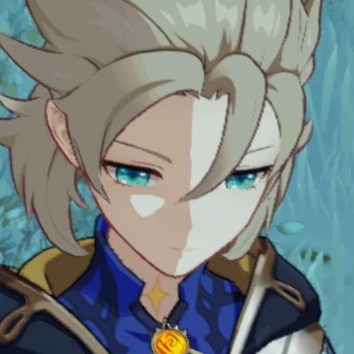😔 Стикер «guess my favorite character» для Telegram