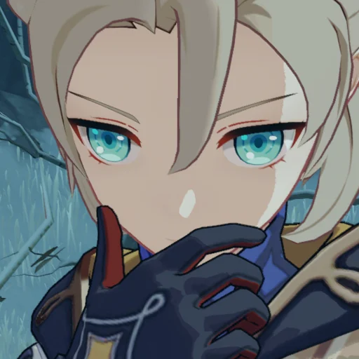 🤔 Стикер «guess my favorite character» для Telegram