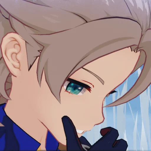 😬 Стикер «guess my favorite character» для Telegram