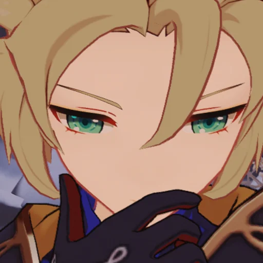🤔 Стикер «guess my favorite character» для Telegram