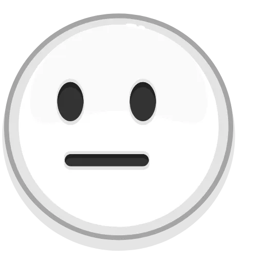😐 Стикер «Albino Emoji» для Telegram