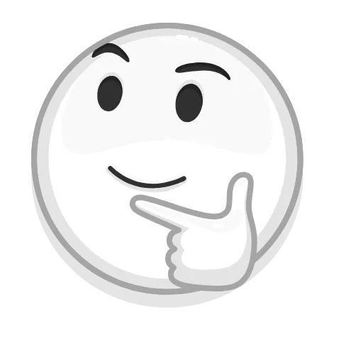 🤔 Стикер «Albino Emoji» для Telegram
