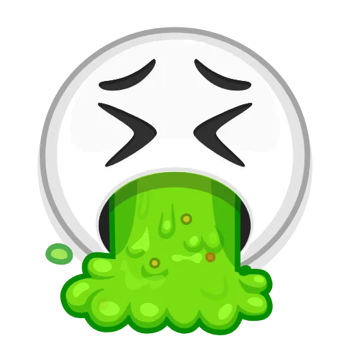 🤮 Стикер «Albino Emoji» для Telegram