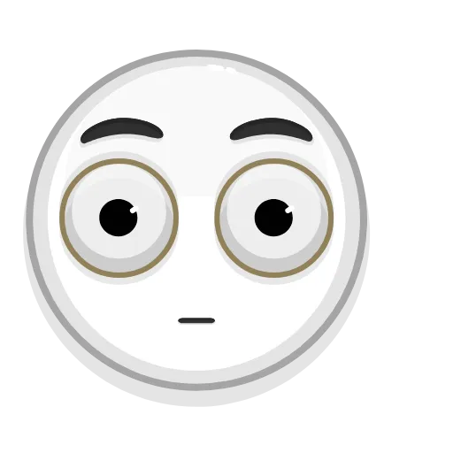 😳 Стикер «Albino Emoji» для Telegram