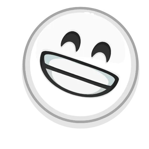 😁 Стикер «Albino Emoji» для Telegram