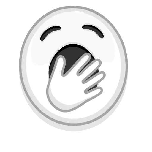 🥱 Стикер «Albino Emoji» для Telegram