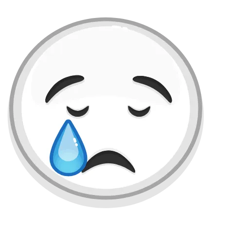 😢 Стикер «Albino Emoji» для Telegram