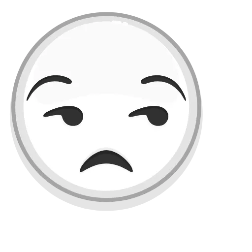 😒 Стикер «Albino Emoji» для Telegram