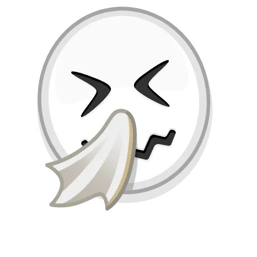 🤧 Стикер «Albino Emoji» для Telegram