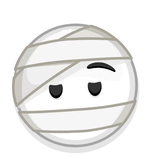 🤕 Стикер «Albino Emoji» для Telegram