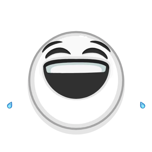 😂 Стикер «Albino Emoji» для Telegram