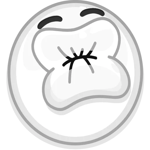 😙 Стикер «Albino Emoji» для Telegram