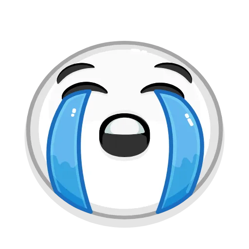 😭 Стикер «Albino Emoji» для Telegram