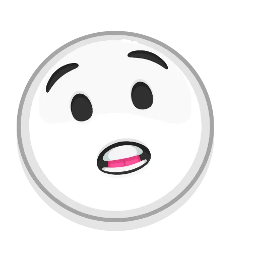 😲 Стикер «Albino Emoji» для Telegram