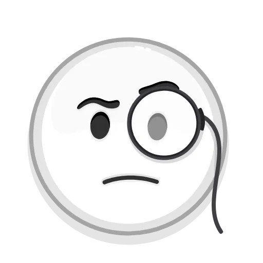 🧐 Стикер «Albino Emoji» для Telegram