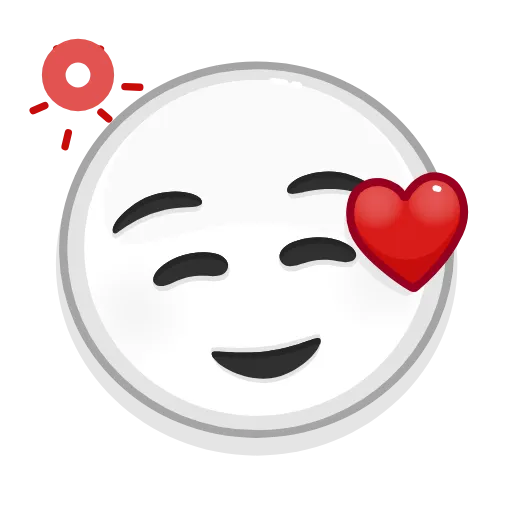 🥰 Стикер «Albino Emoji» для Telegram