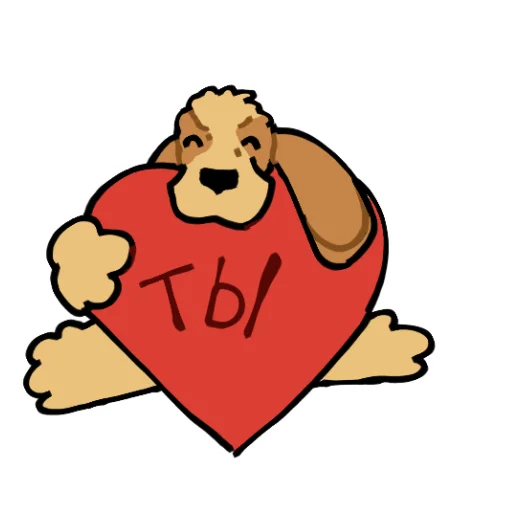 ❤ Стикер «TUZIK ТУЗИК» для Telegram