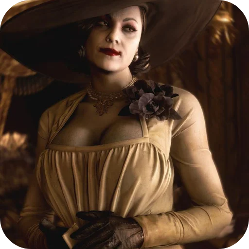 😏 Стикер «Alcina Dimitrescu» для Telegram