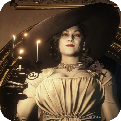 🕯 Стикер «Alcina Dimitrescu» для Telegram