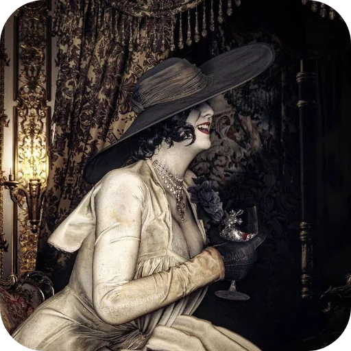 😁 Стикер «Alcina Dimitrescu» для Telegram