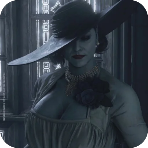 😔 Стикер «Alcina Dimitrescu» для Telegram