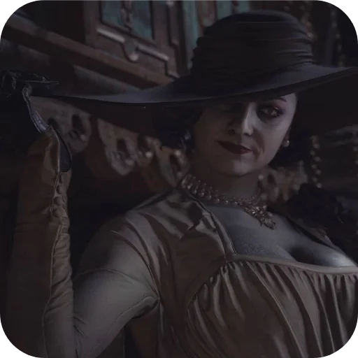 😏 Стикер «Alcina Dimitrescu» для Telegram