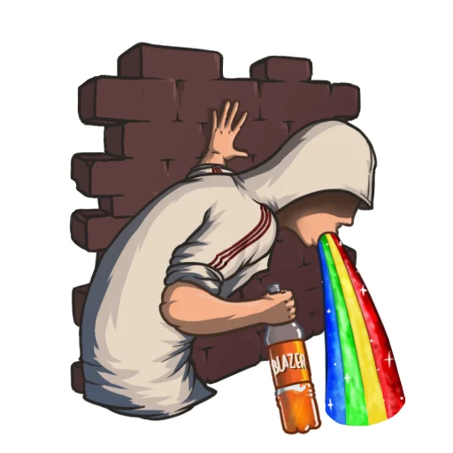 🤢 Стикер «Alcossin&;S creed» для Telegram