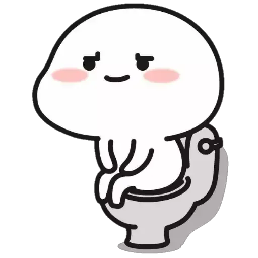 🚽 Стикер «Aleatórios» для Telegram