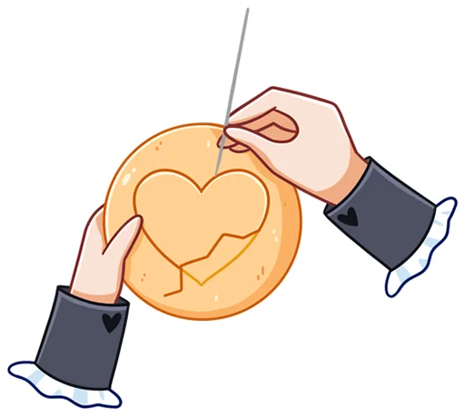 💔 Стикер «Алекса без надписей» для Telegram
