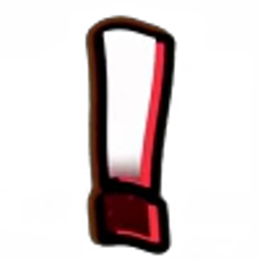 🔤 Эмодзи «Белые с красным буквы анимированные» для Telegram