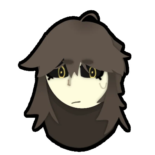 😶 Стикер «Creepypasta» для Telegram