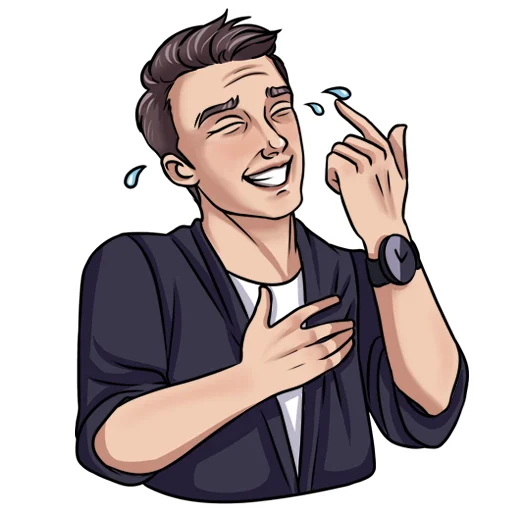 😂 Стикер «Alex Polenkov APM» для Telegram