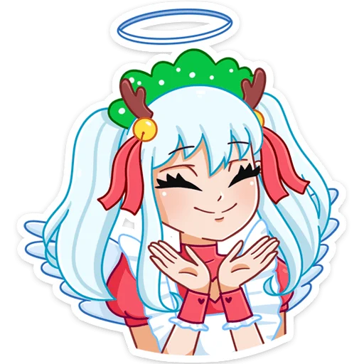 😇 Стикер «Алекса Клаус» для Telegram