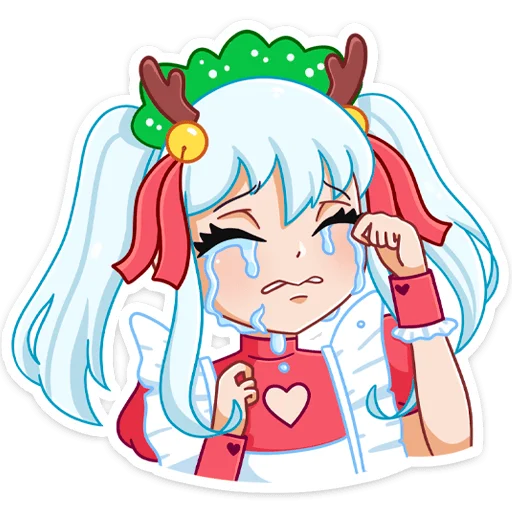 😥 Стикер «Алекса Клаус» для Telegram